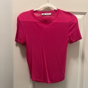 Zara pink top